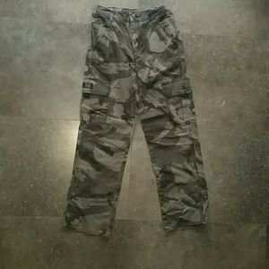 Boys Camo Cargo Pants